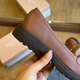 Mocassim Modare Conforto Detalhe Dourado 7357.106